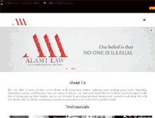 Tablet Screenshot of alamilaw.com